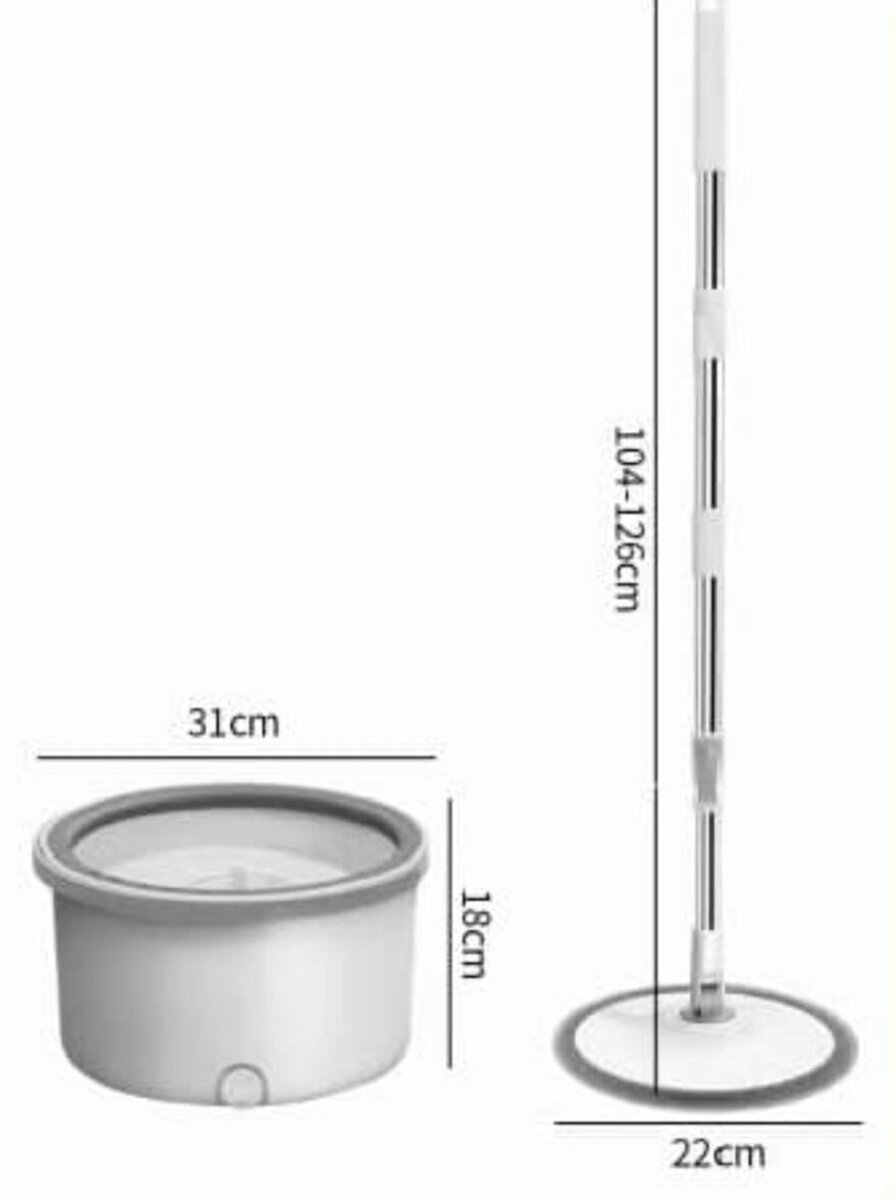 360° 2-in-1 Floating Mop