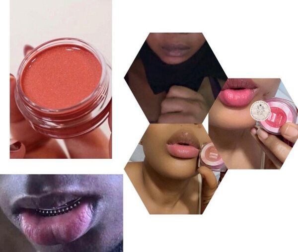 Baume à lèvre rose éclaircie