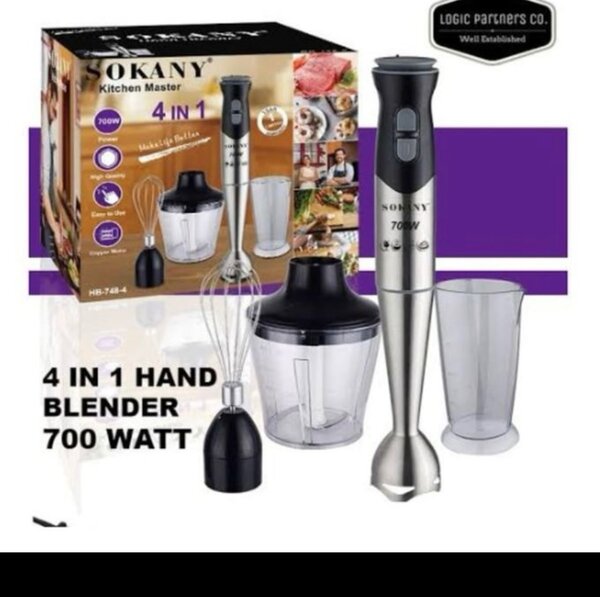 Sokany Mélangeur Plongeant Multifonction 4 En 1