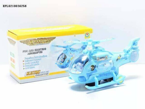 Electric Helicopter With Lights And Sound Toy For Kids