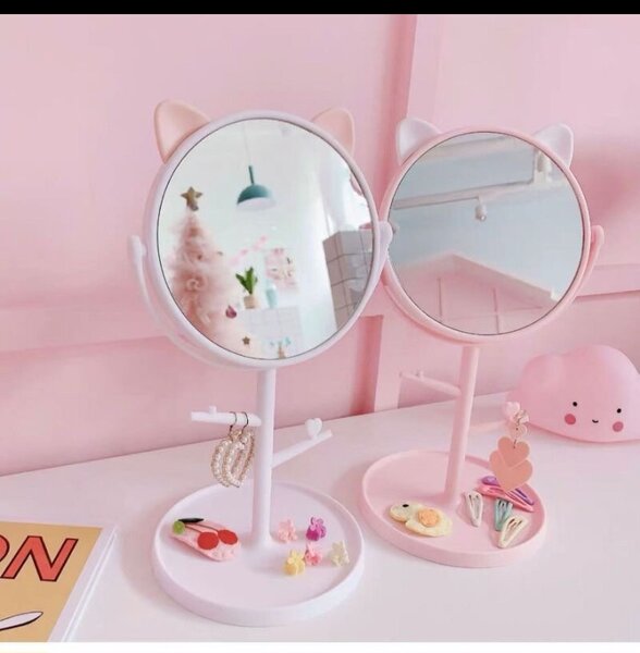 Miroir de maquillage mignon