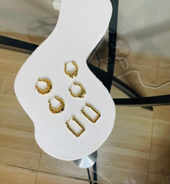 Stainless steel hypoallergenic earrings