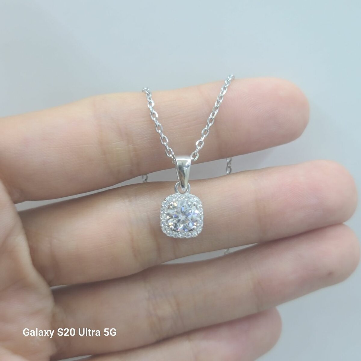 Родированный набор из серебра 925 пробы