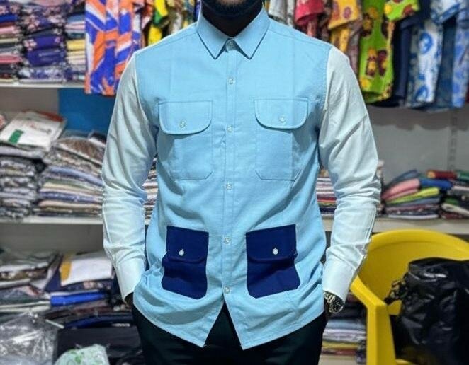 Chemise à motifs élégants