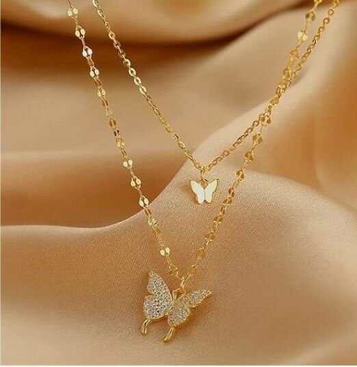 Chaine double papillon