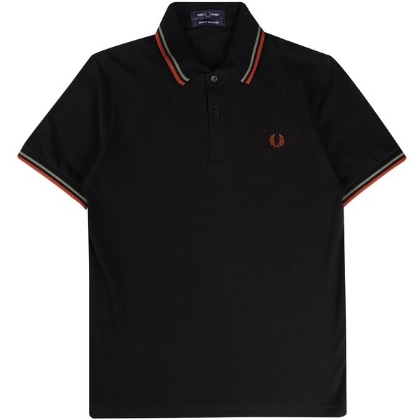 Original Twin Tipped Polo Shirt - Black(Fred Perry)