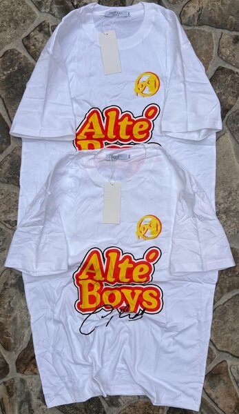 T-shirt blanc "Alte Boys"