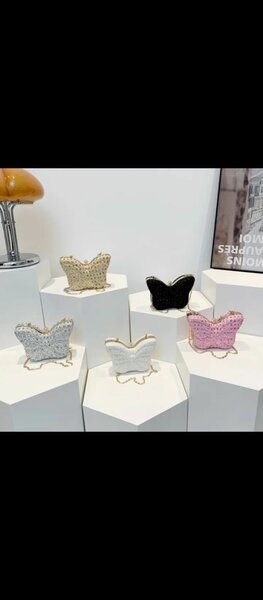 Sac bandoulière papillon chic