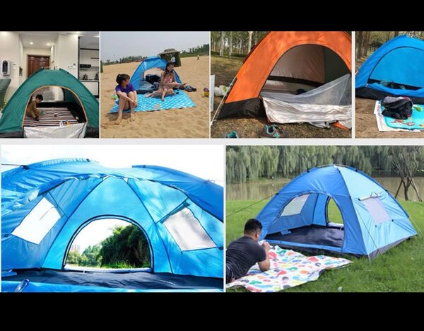 Tente d'extérieur Tente Automatique 3-4 Personnes Tente de C