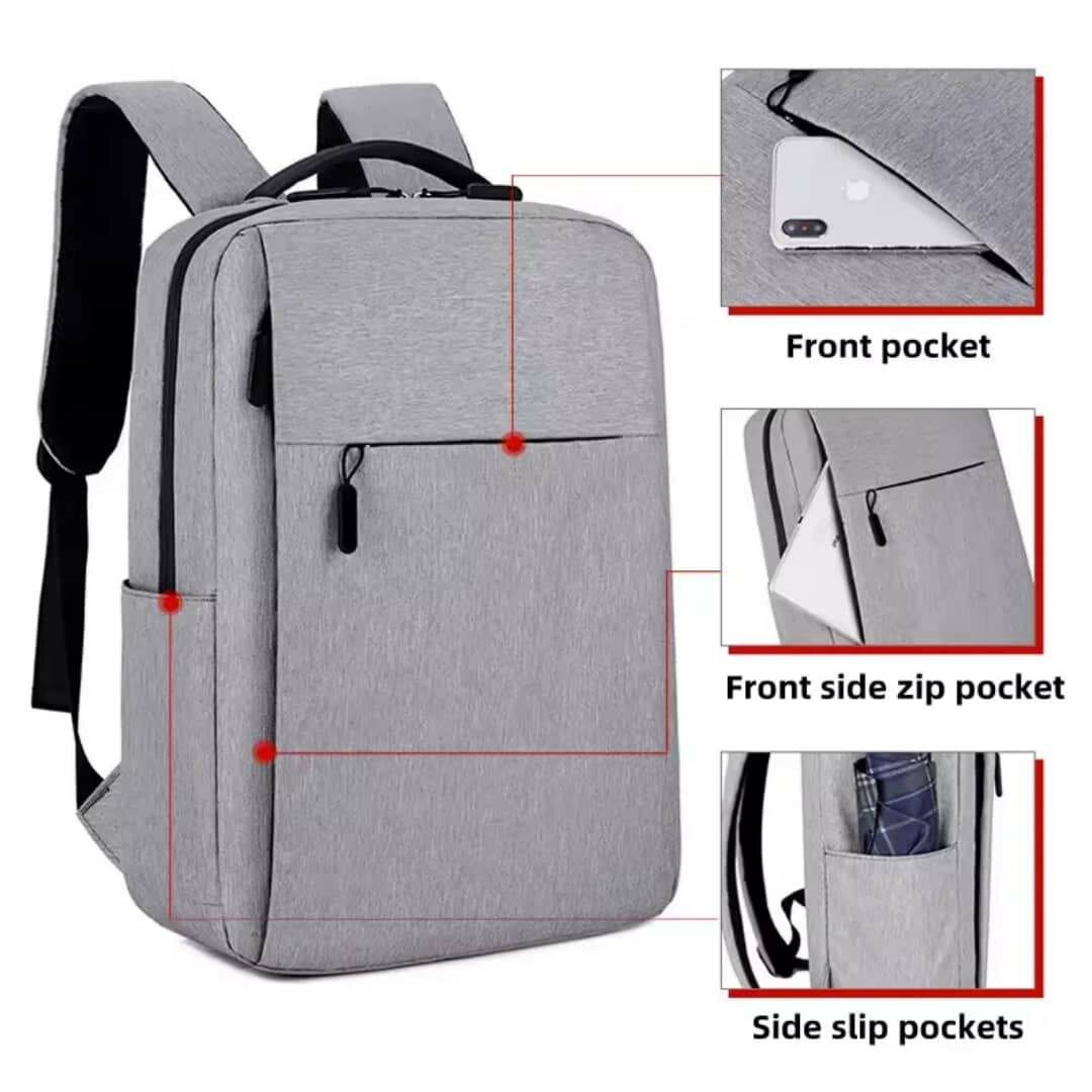 Sac à dos anti-vol USB étanche