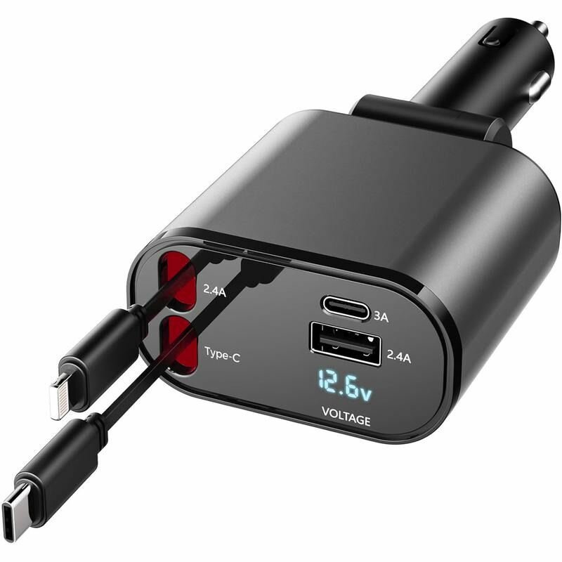 4in1 car phone charger
