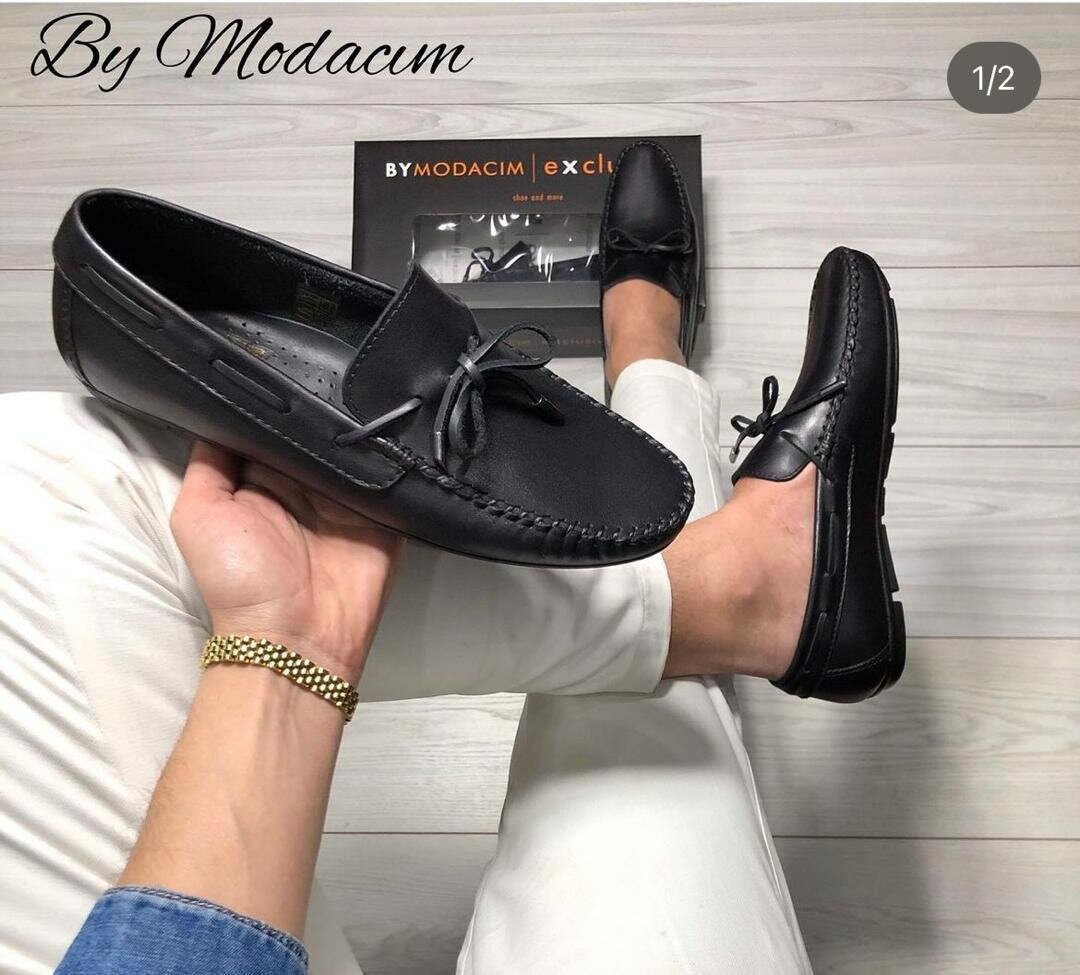 Mocassins en cuir élégants