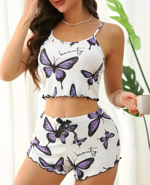 Pyjama court femme élégant