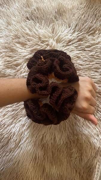 Chouchou en laine grand format