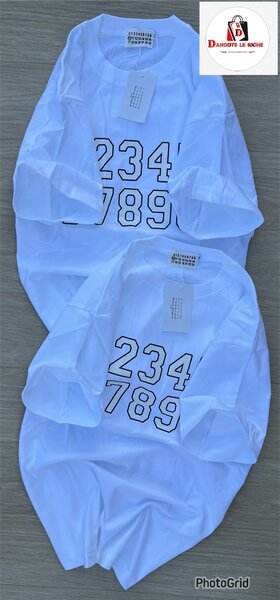 T-shirts unisex motif chiffre