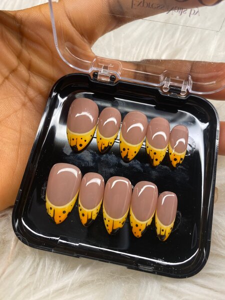 Ongles Press-Ons Leopard