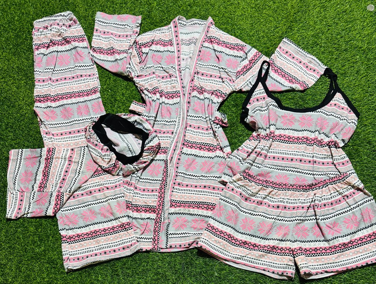 Wholesale of 5in1 cotton night wear