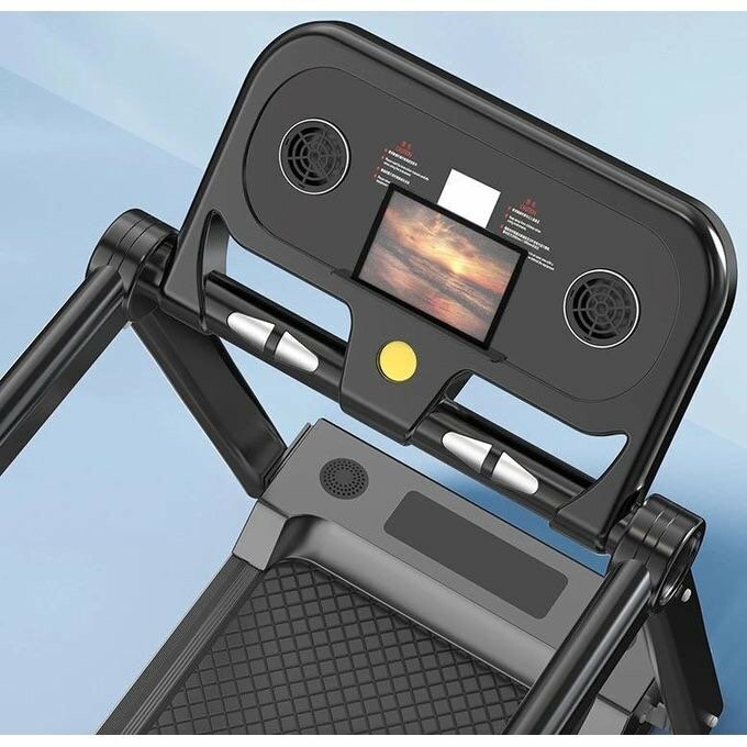 Tapis de Course Électrique Pliable 2 en 1 Avec Écran LCD