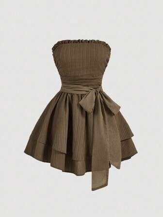 Robe bustier élégant femme