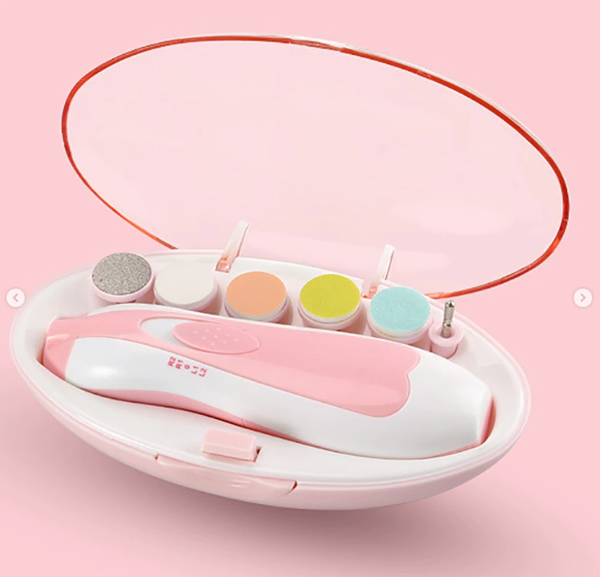 6-in-1 Electric Baby Nail Trimmer With LED Light