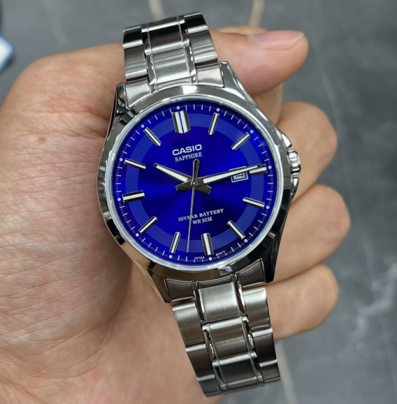 Casio  часы синие