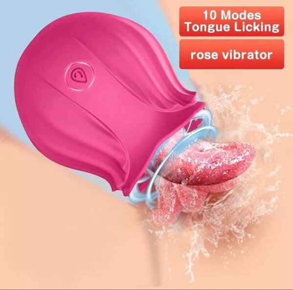 Tongue Licking Rose vibrator