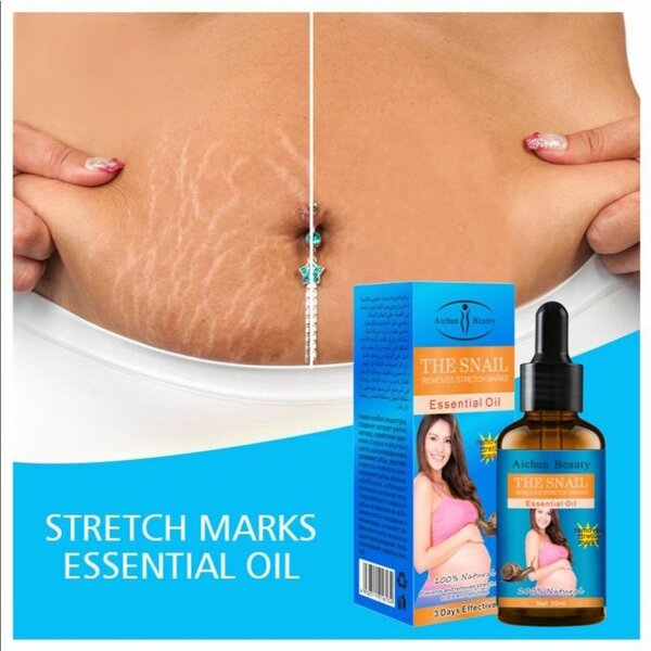 Snail Oil  - Reduces stretch marks, nourishes skin