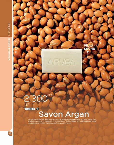 Savon Argan Peau Sèche