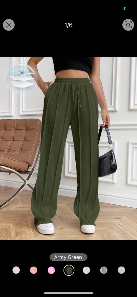 Pantalons larges décontractés femme