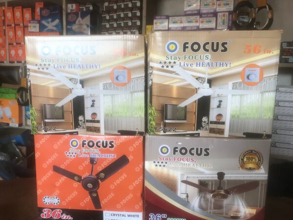 Focus ceiling fan