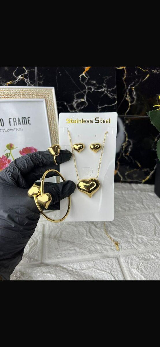 Ensemble de bijoux inoxydable