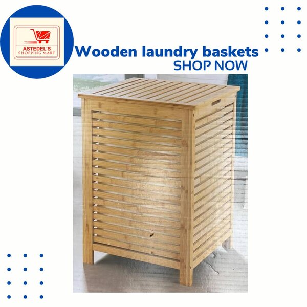 Wooden Laundry basket