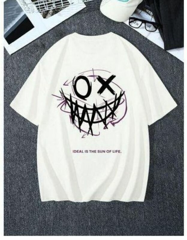 T-shirt graphique unisexe tendance