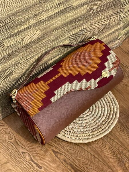 Sac à main mélange pagnes