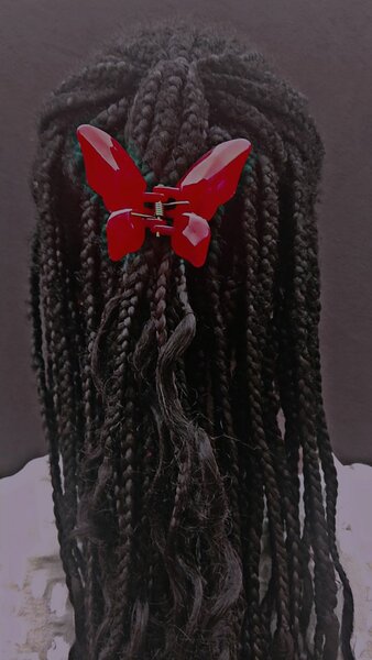 Pinces à cheveux florales colorées