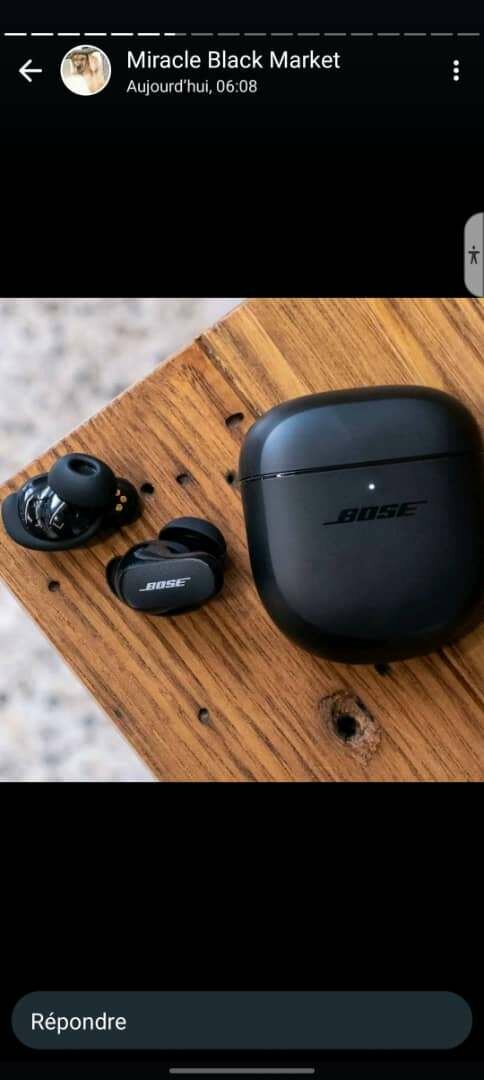 Écouteurs sans fil Bose Noir