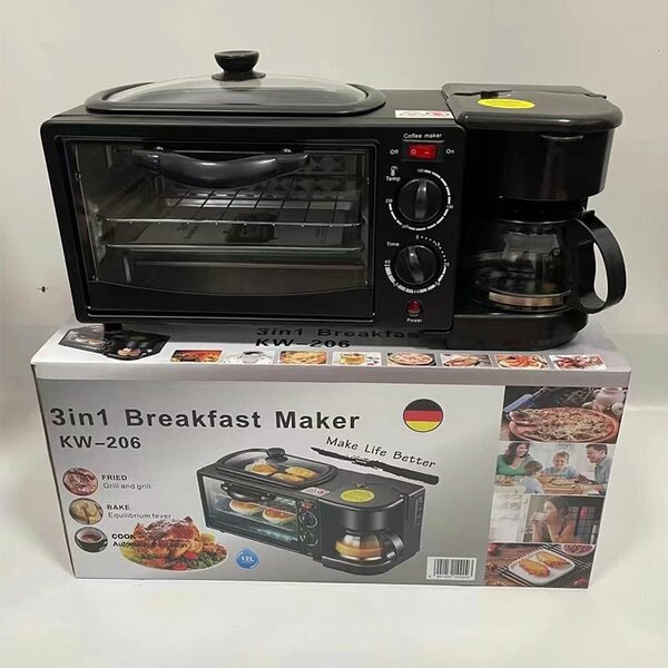 Three in one breakfast maker