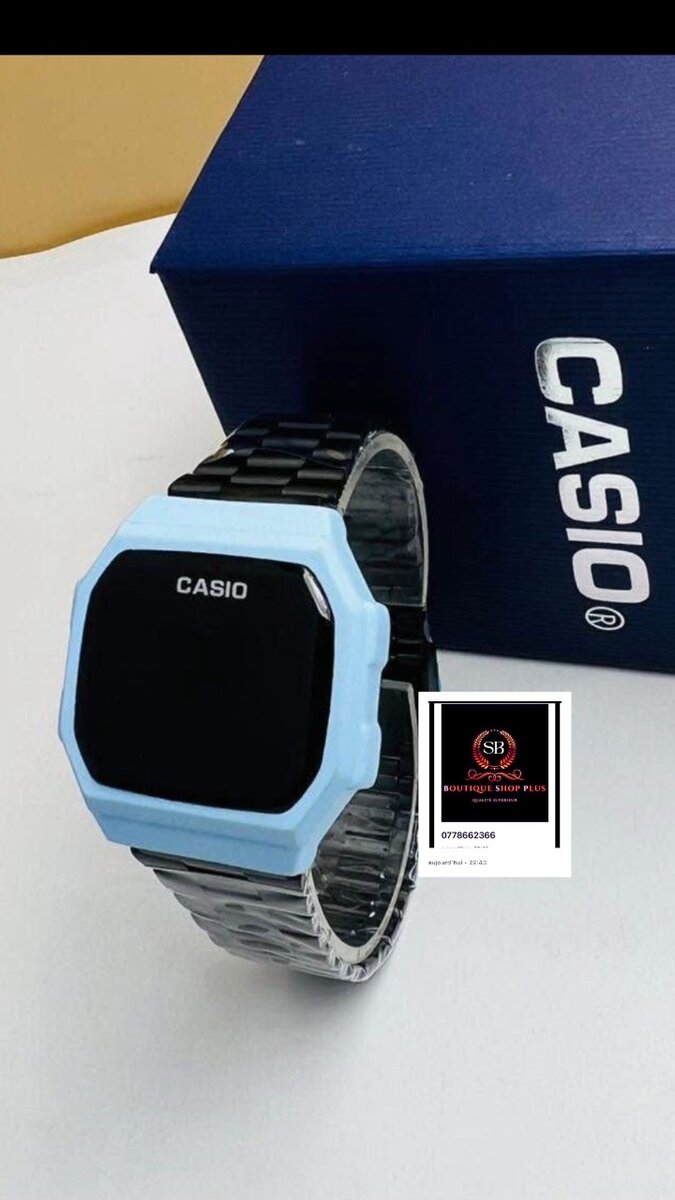 Montre Casio  écran tactile authentique avec sa boîte