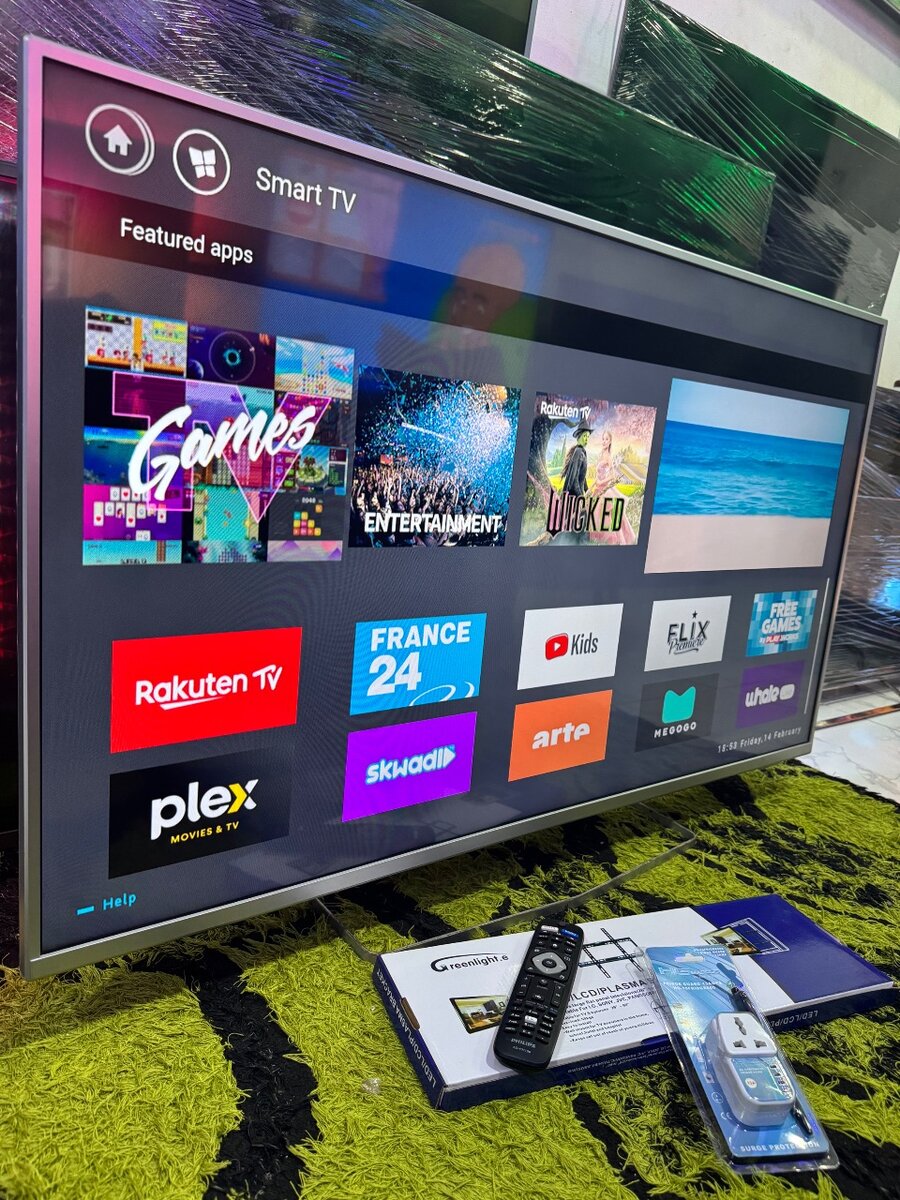 50inches Phillps android 4k smart .