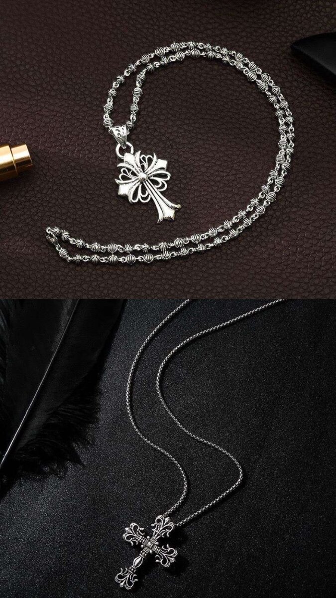 Chrome heart Necklace