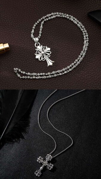 Chrome heart Necklace