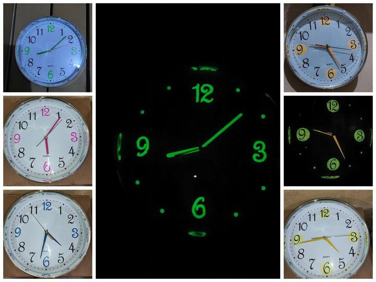 Horloge Murale Lumineuse Quartz