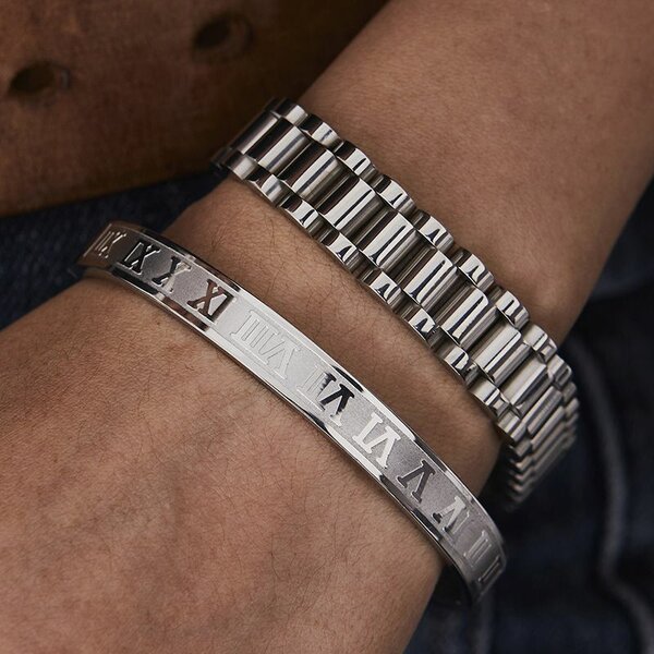 Bracelets en acier inoxydable