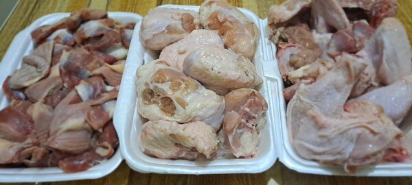 Croupions frais de dinde