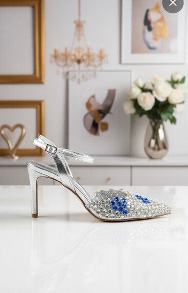 Chaussures à talons strass