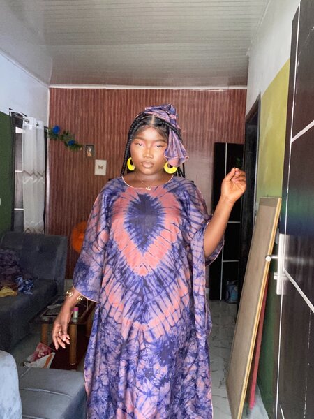 Boubou en soie Kampala