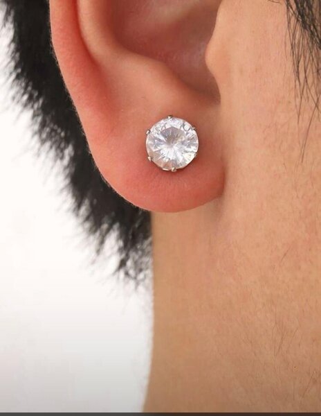 Boucle doreille aimantée