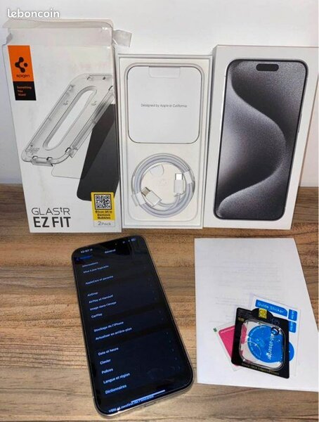 iPhone 15 Pro Max 128GB Argent