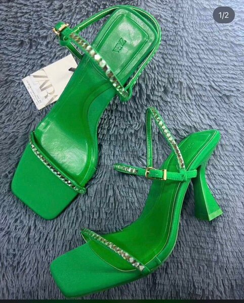 Zara sandal heel
