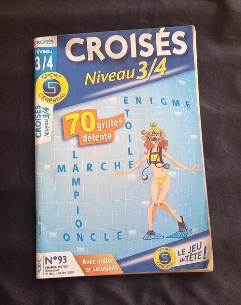 Livret Mots Croisés Niveau 3/4